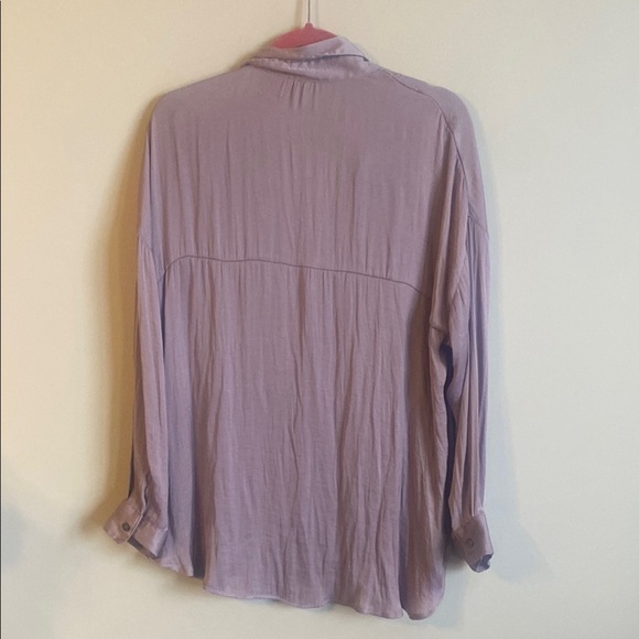 FREE PEOPLE Starry Dreams Pullover Tunic Top - Lilac Small - Picture 9 of 12